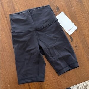 New Women Wunder Train HR 8” lululemon athletica Charcoal Shorts